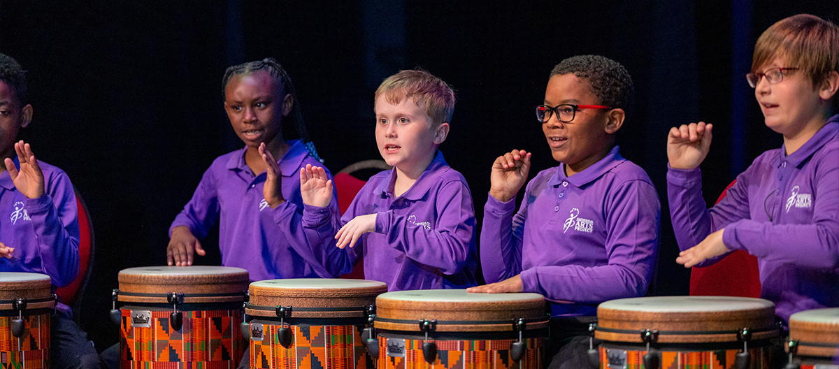 Kids Performing 